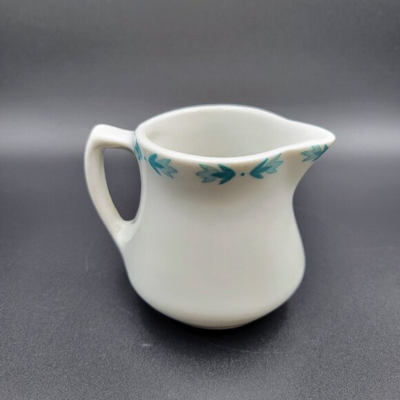 Restaurant Ware Creamer Shenango China Small Pitcher Blue Flowers Individual - Picture 2 of 11